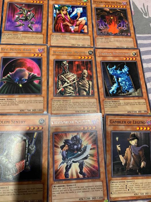 Автентични Yu-Gi-Oh! сингли singles,цели готови за игра тестета,yugioh