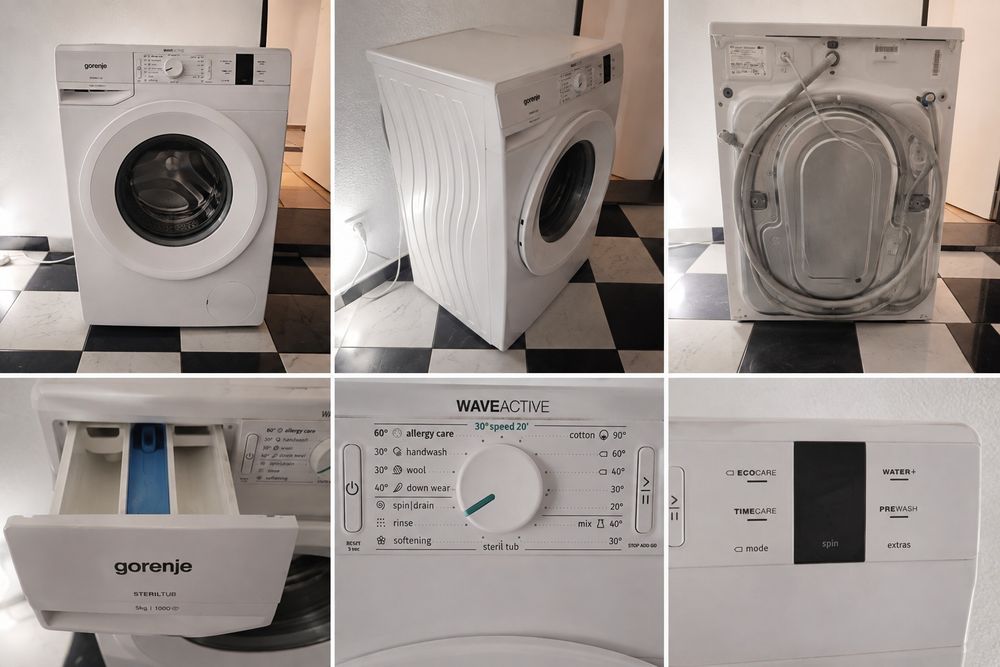 Пералня Gorenje WaveActive 5 кг / 1000 об. – за ремонт или части