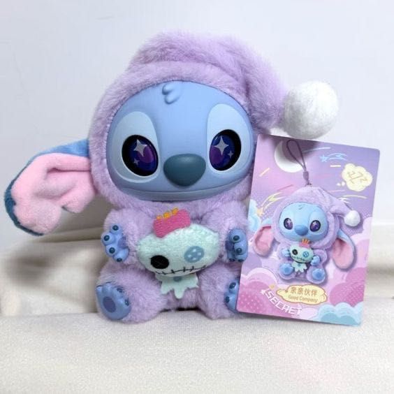 Распродажа Стич лабубу 100% оригинал Eat something before sleep