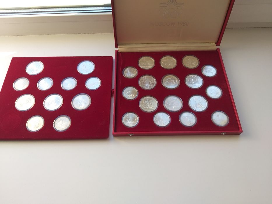Продам монеты  олимпиада 80