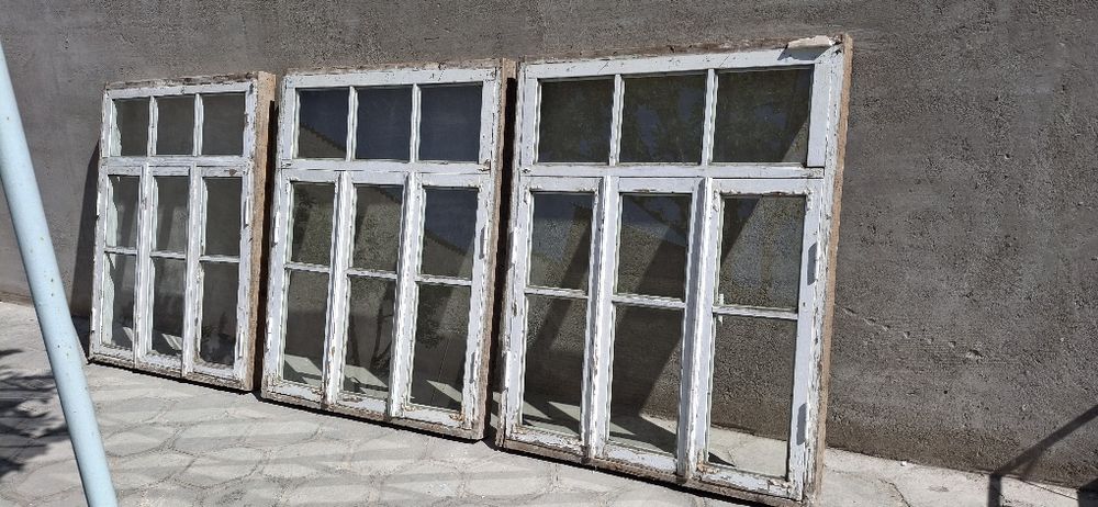 Продаются окно деревянные б/у. В хорошем состояние. 50000сум