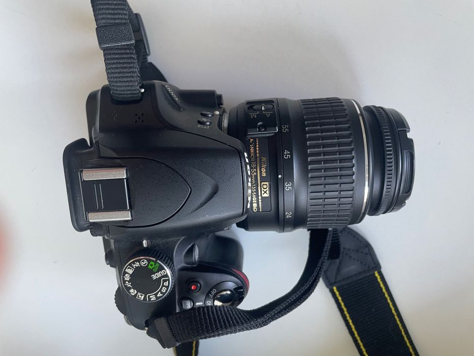 DSLR Nikor D3200 + obiectiv 18-55 mm + Nikkor 50 mm + rucsac Fancier