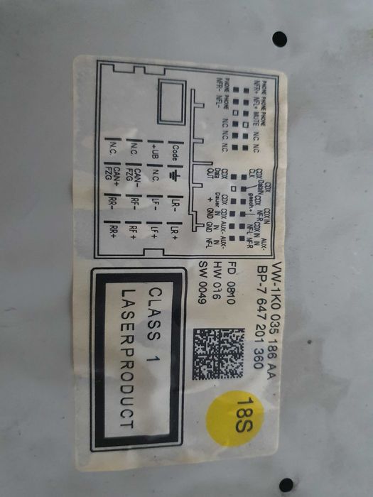 Radio CD Player VW original