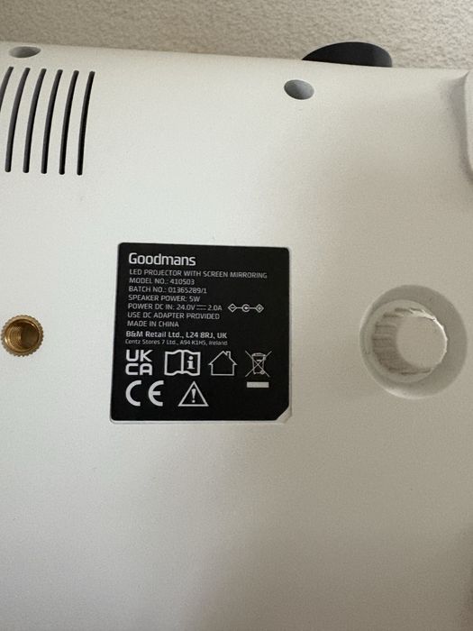 Проектор за домашно кино Goodmans