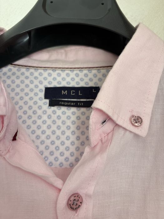 Мъжка  линена риза в размер L