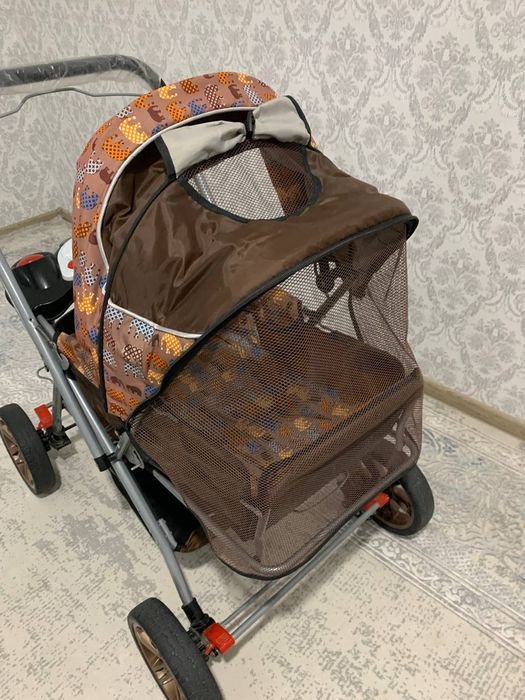 Детский зимний летний коляска сатылады