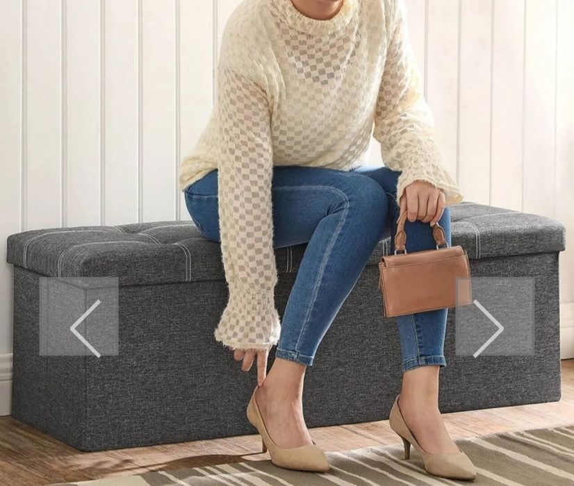 НОВО.Пейка тип ракла Model Aliana Сива 76х38х38см