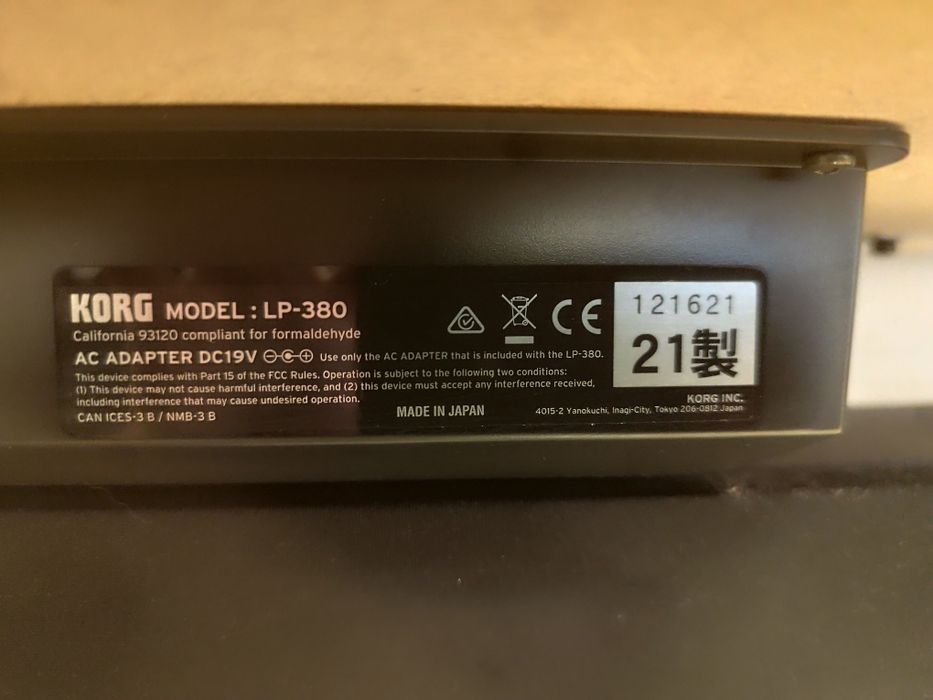 Pian digital Korg LP 380 plus scaun reglabil