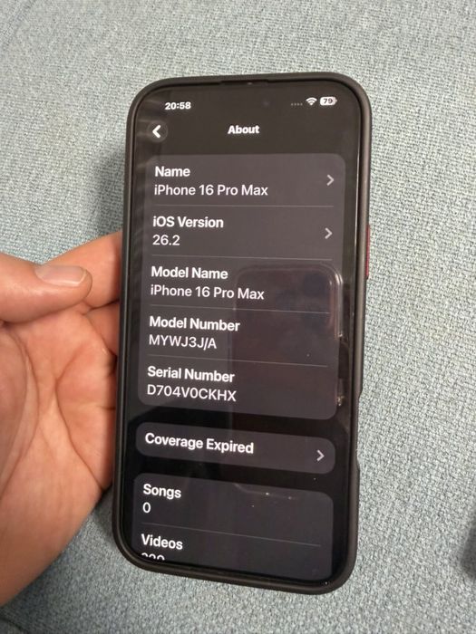 iPhone 16 Pro Max 256 Desert Gold , 91% batt , много запазен