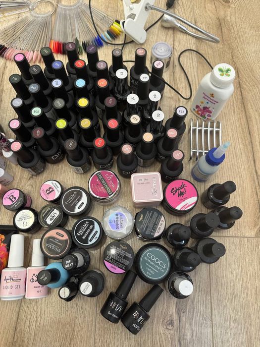 Набор гель лаков / базы/ топы/ дизайг