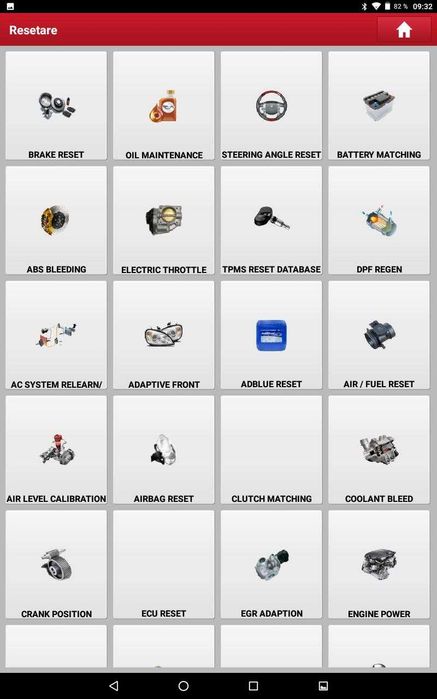 Kit Interfata auto Launch X431 Dbscar6/DS401 Service Auto + Lenovo 9"