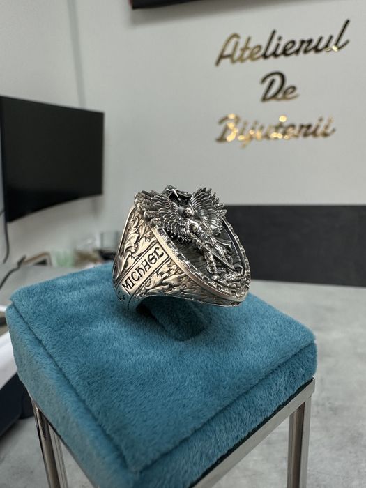Inel Argint 925 Sfantul Mihail Custom