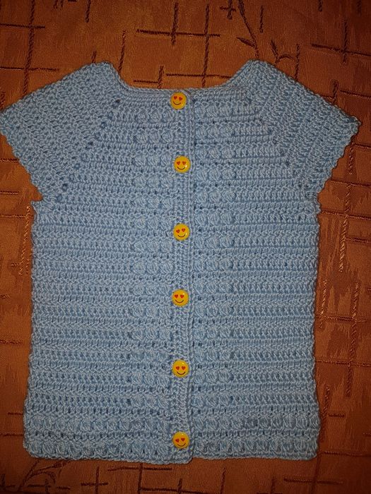 Vestă croșetată bebeluși