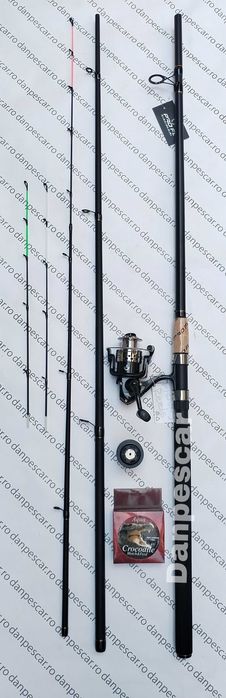 SET FEEDER Lanseta PROFL SPIRADO 3,60m+Mulineta FEEDER QFC4000 si fir