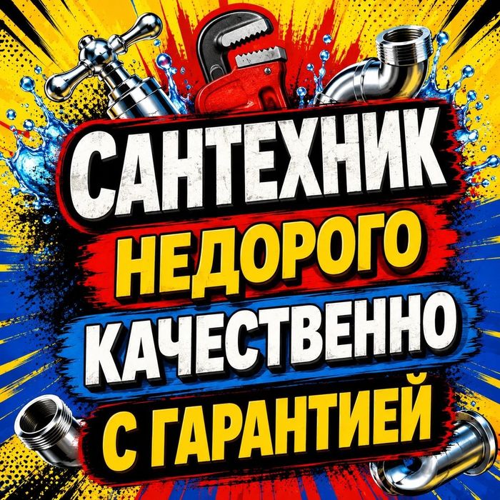 Сантехнические работы с гарантией качества. Недорого