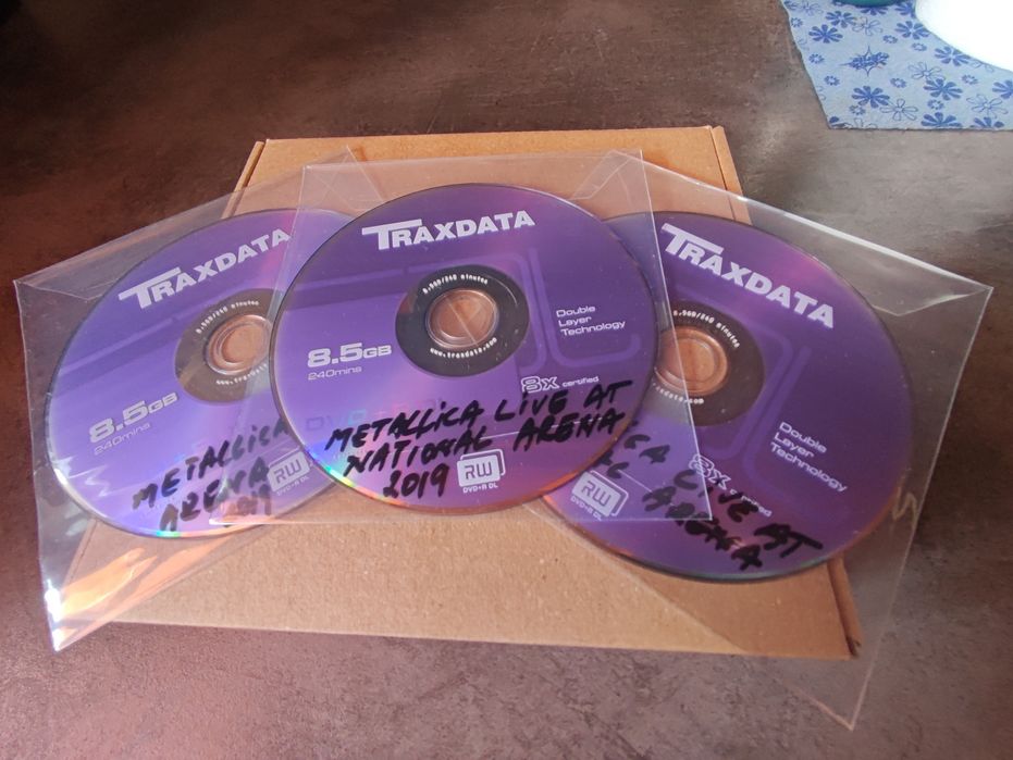 DVD Metallica Live National Arena 2019