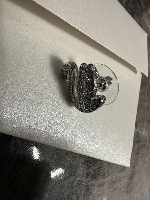 Обеци - Сваровски - Swarovski Лебед