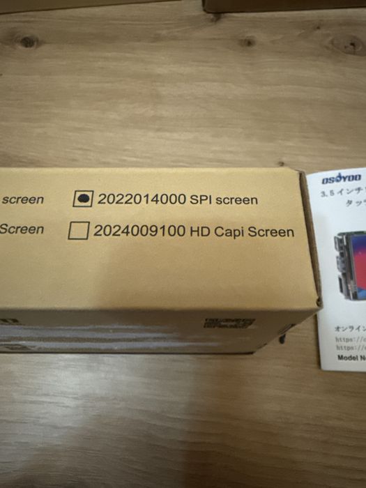 Display Touchscreen OSOYOO 3.5 inch Raspberry Pi LCD TFT 480x320 SPI GPIO Touch Screen Pi 3 4 5 Zero Mini PC Resigilat Open Box