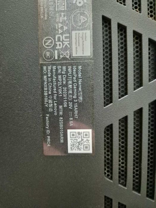 Laptop Gaming IdeaPad Gaming 3 15ARH7