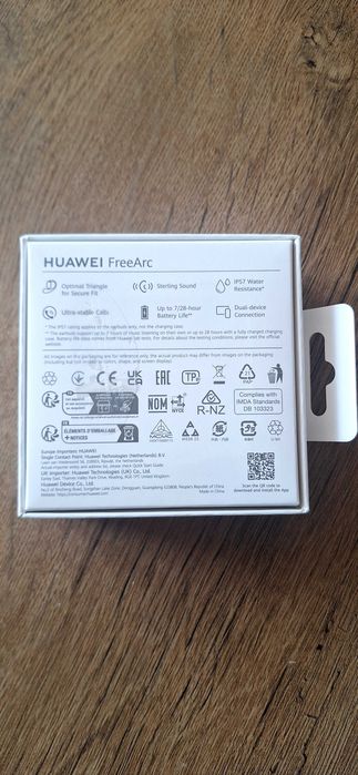 Слушалки Sport Open-Ear Huawei FreeArc, True Wireless, Bluetooth, AI Call Noise Cancellation, IP57, Сив