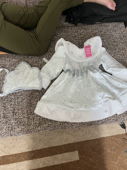 Снегурочка киімі  ақшақар