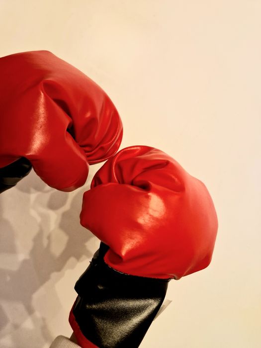 Sac de box+manuși din piele premium