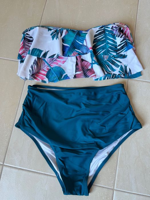 Бански с висока талия М