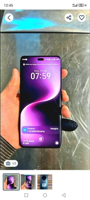 Honor x9c 8/256 holati yangi ideal telefon olgan odam mazza qiladi
