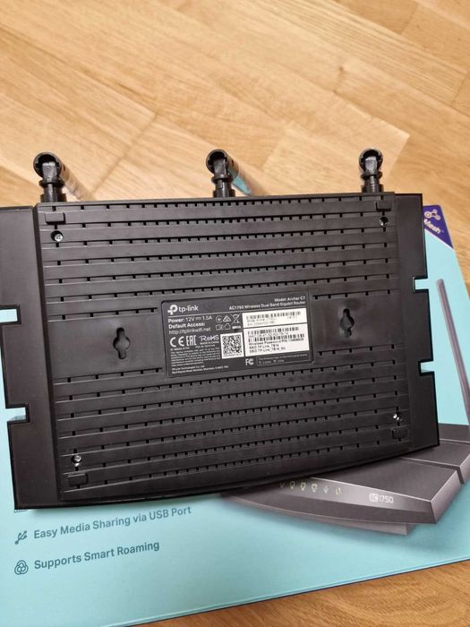 Router wireless Gigabit Dual Band TP-Link ARCHER C7, 5 porturi, AC1750