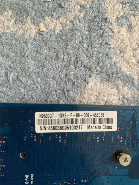 Пролам видеокарту 9500gt