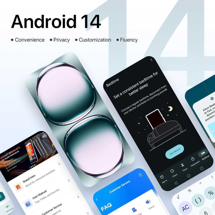 UMIDIGI Note 100, телефон с Android 14, 6GB +128GB