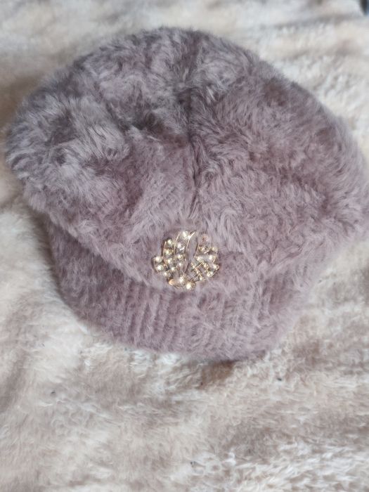 Сумочка меховая на ремне