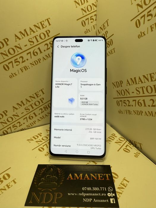 NDP Amanet Braila Honor Magic 7 Lite(52971)
