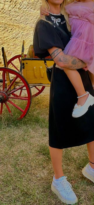 Djofra черна рокля