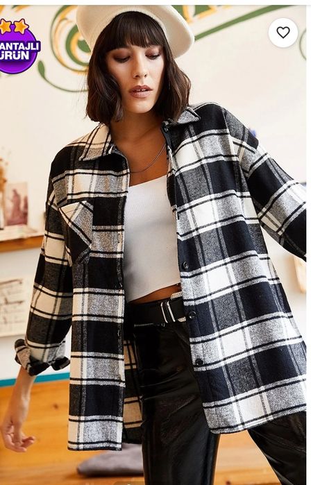 Рубашка в клетку тред 2024.производство Турция.