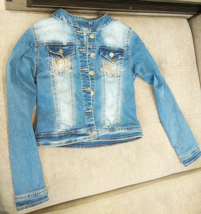 Джинсовая куртка, джинсовка на девочку