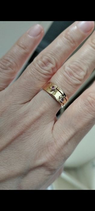 Советское винтажное кольцо 750 пробы