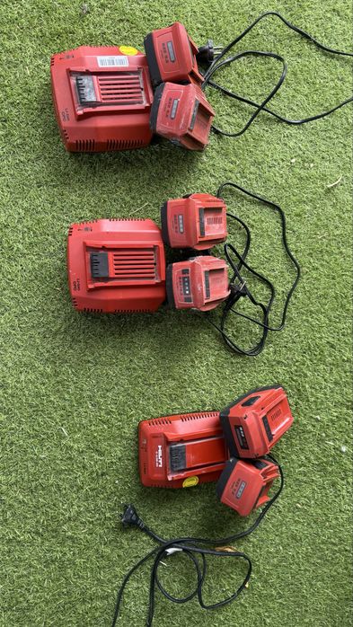 Лазер HILTI PM40-MG, Пистолет Hilti BX3, зарядни, батерии, консумативи