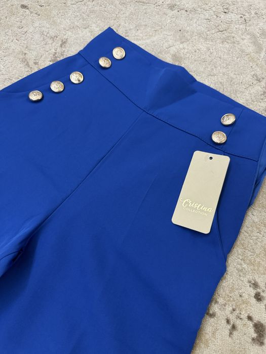 Панталон в турско синьо с етикет