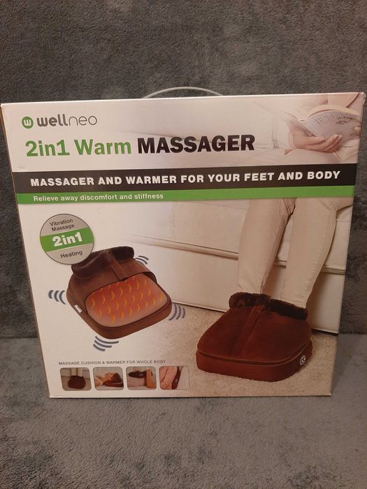 Aparat electric de masaj si incalzire  Wellneo 2in1 Warm Massager