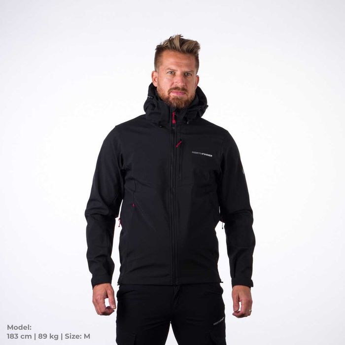 Jacheta outdoor din softshell pentru barbati 5K/5K Marquis black