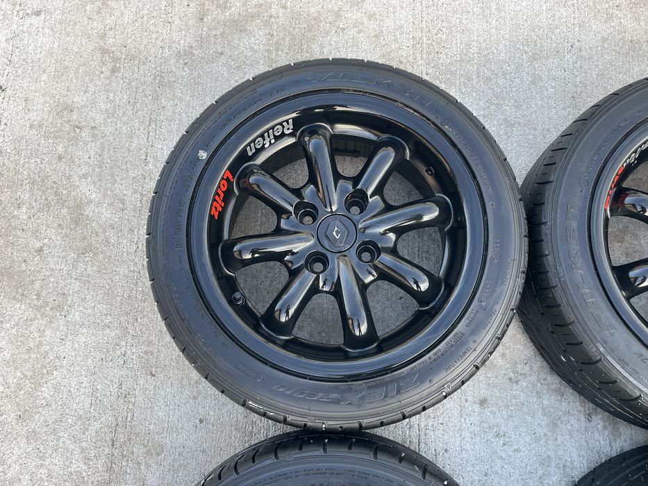 Jante 14 renault , 4x100 , 6.5j et 23 , cb 60.1 mm , 195 45 14 vara