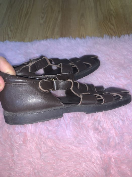 Детская обувь. Босоножка.  Кожаные сандалии для мальчиков