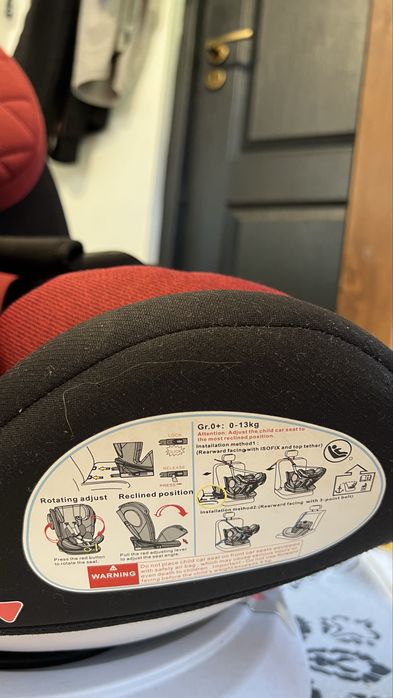 Scaun auto rotativ 360 Happy, 0-36 kg