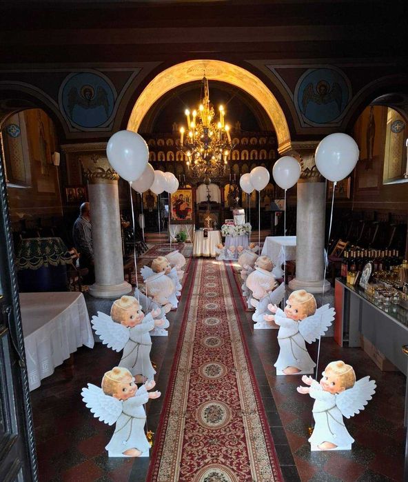 Photocorner botez Arcada baloane Decor cristelnita Aranjamente botez