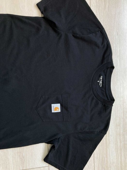 Carhartt S/S Pocket T Shirt мъжка черна тениска размер S