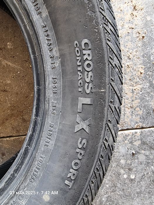 Шины Continental cross contact 245/60R18