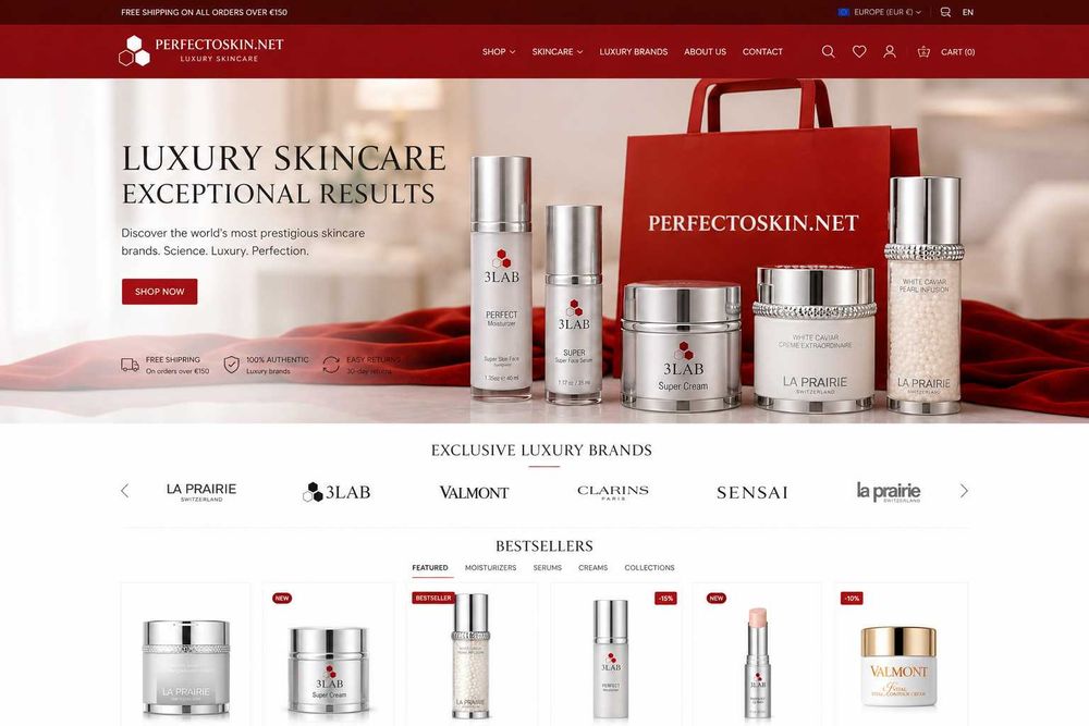 Afacere la cheie: magazin online de cosmetice de lux dropshipping