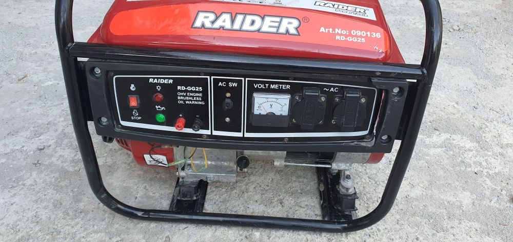 Generator benzina Raider , putere 2.8 kw, cadru metalic