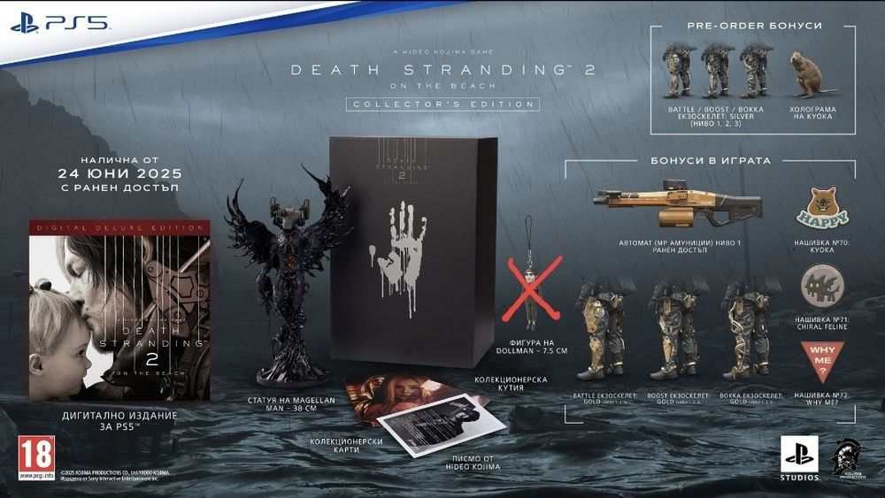 Death Stranding 2: On the beach / Collector's Edition за Playstation 5